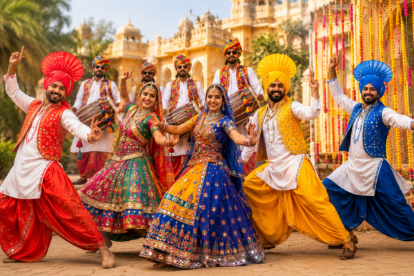 Punjabi and Rajasthani group performance in Pune